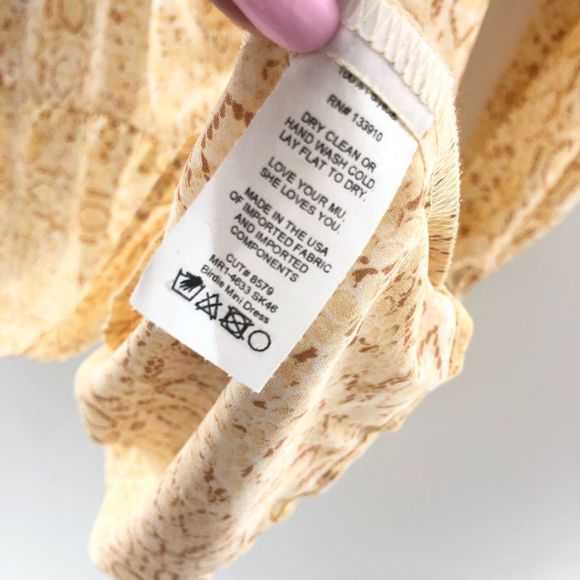 Show Me Your MuMu Beige Floral Mini Dress - Picture 7 of 11